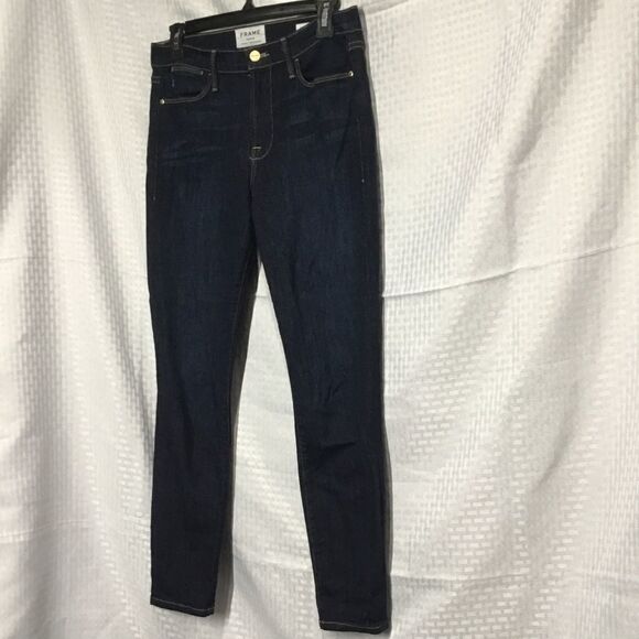 Frame Le High Ankle Skinny Jeans in Dame (UC4) - Picture 3 of 7